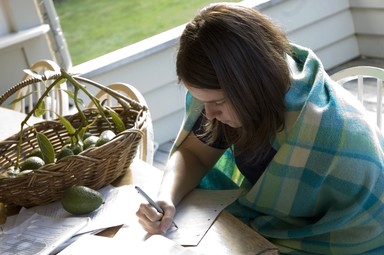 Alex Henderson, Health Sciences Student prepares for exam